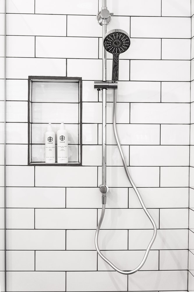 smoking in bathroom with shower running